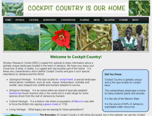 Tablet Screenshot of cockpitcountry.com